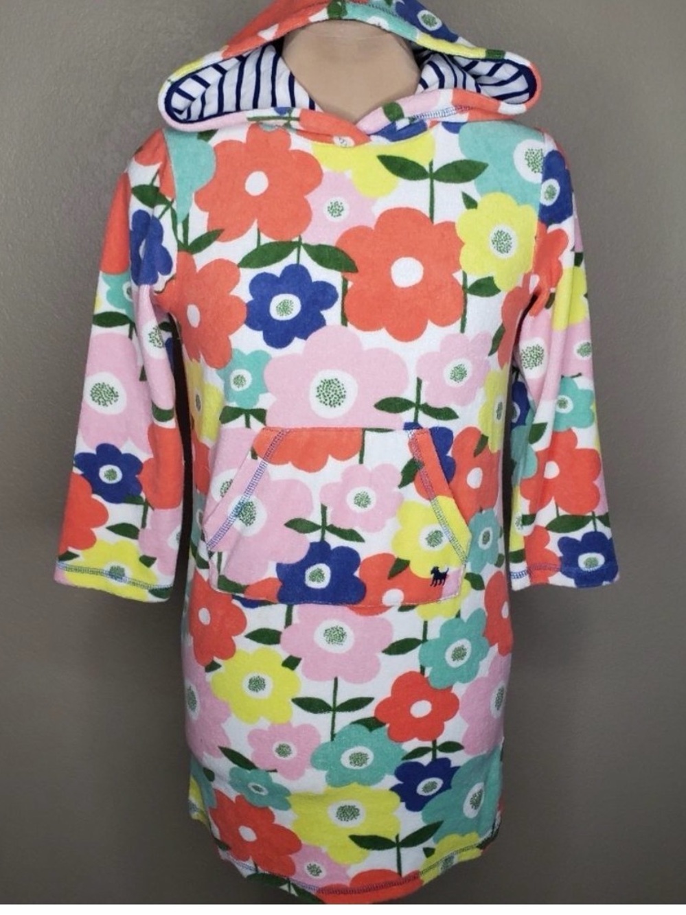 Mini Boden Terry beach dress size 7-8